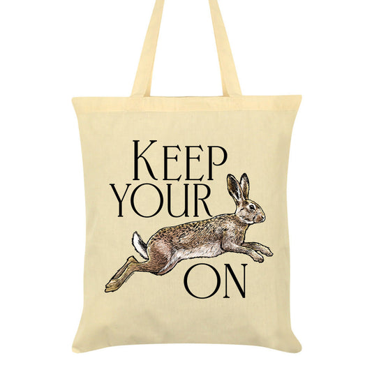 Wild Giggles Keep Your Hare On Tote Bag
