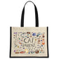 Cat Parent Cream & Black Jute Bag