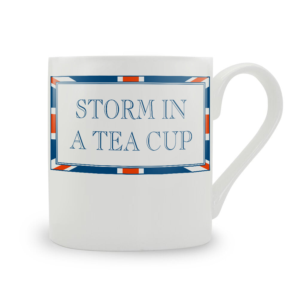 Terribly British Storm In A Tea Cup Bone China Mug