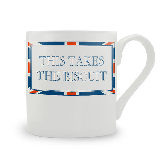 Terribly British This Takes The Biscuit Bone China Mug