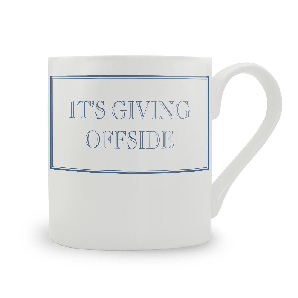 It's Giving Offside Bone China Mug
