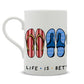 By The Seaside - Life Is Better In Flip Flops Tall Mug