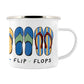 By The Seaside - Life Is Better In Flip Flops Enamel Mug