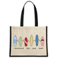 By The Seaside - Sunshine Sea And Surf Cream & Black Jute Bag