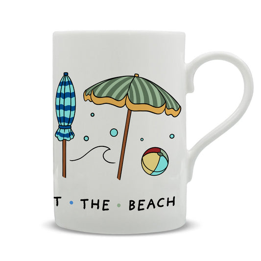 By The Seaside - Life Is Different At The Beach Tall Mug