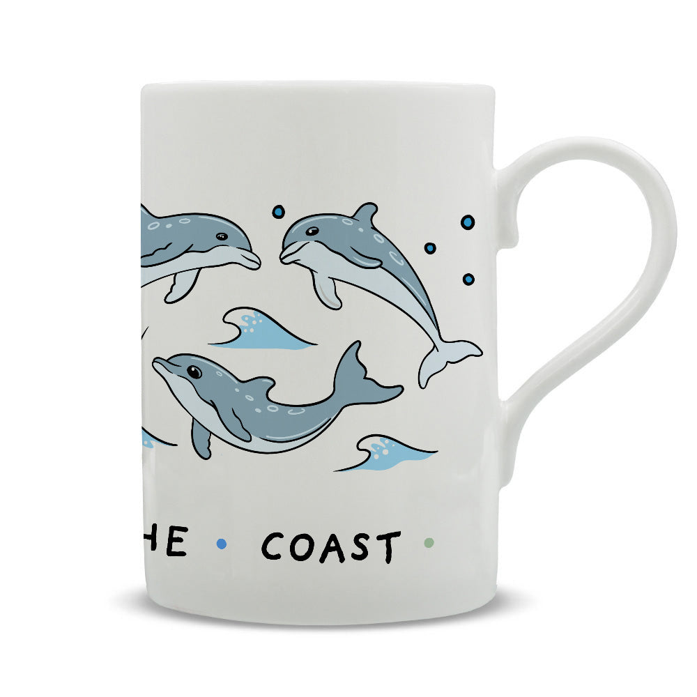 By The Seaside - Happiest By The Coast Tall Mug