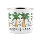 By The Seaside - Palm Trees & Open Breeze Enamel Mug