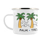 By The Seaside - Palm Trees & Open Breeze Enamel Mug