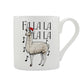 Wild Giggles Fa-La-La-La-La Llama Bone China Mug