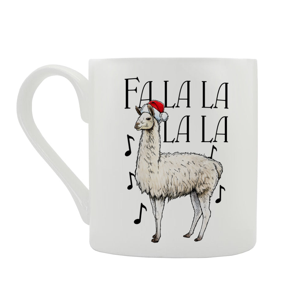 Wild Giggles Fa-La-La-La-La Llama Bone China Mug