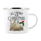 Wild Giggles All I Want For Christmas Is Ewe Enamel Mug