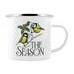 Wild Giggles Tits The Season Enamel Mug