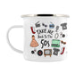 Take Me Back To The 50s Enamel Mug