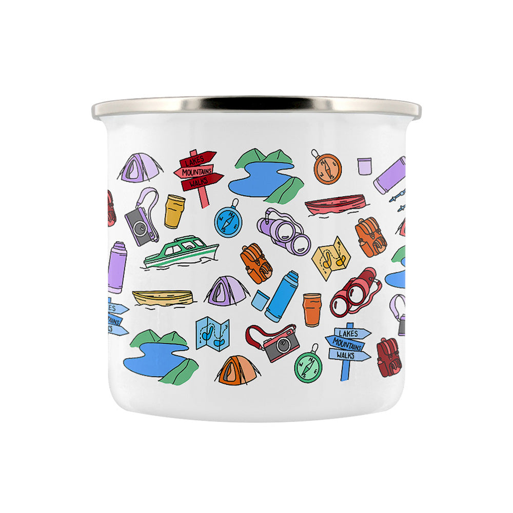 Take Me Back To The Lake District Enamel Mug