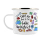 Take Me Back To The Lake District Enamel Mug