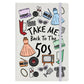 Take Me Back To The 50s Cream A5 Hard Cover Notebook
