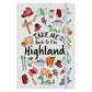 Take Me Back To The Highlands Cream A5 Hard Cover Notebook