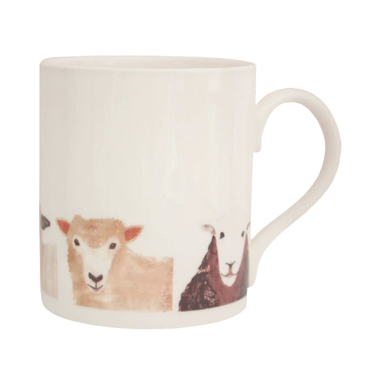 IzziRainey Native Sheep Single Mug Large Bone China Mug -350ml