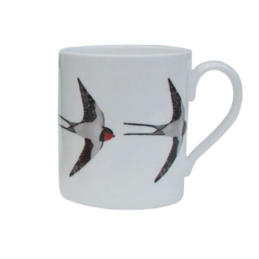 IzziRainey Swallow Single Large Bone China Mug -350ml