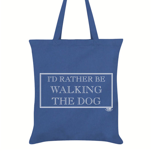 IRB Walking The Dog Tote Bag