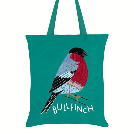 Bullfinch Emerald Green Tote Bag