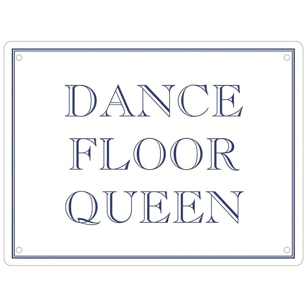 Dance Floor Queen Mini Tin Sign