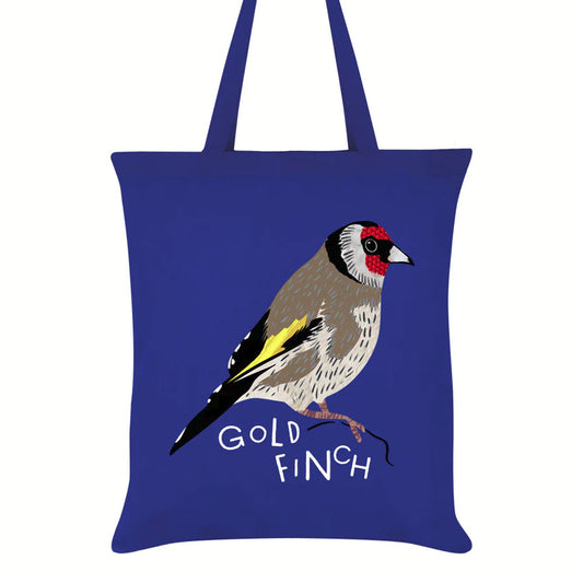 Goldfinch Royal Blue Tote Bag