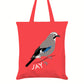 Jay Coral Tote Bag