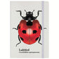 Nature's Delights - Ladybird Cream A5 Hard Cover Notebook