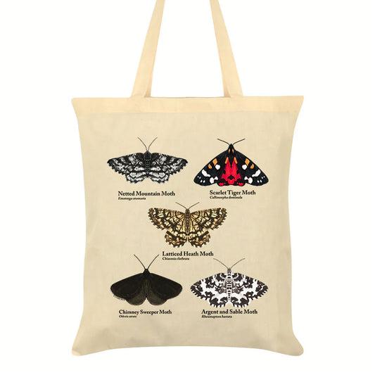 Nature's Delights - An Eclipse Of Moths Natural Tote Bag