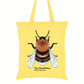 Nature's Delights - Tree Bumblebee Lemon Tote Bag