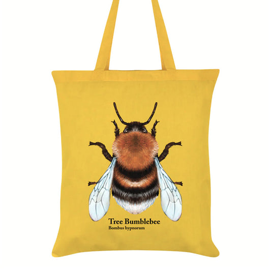 Nature's Delights - Tree Bumblebee Yellow Tote Bag