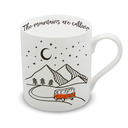 Out & About - The Mountains Are Calling Standard Mug - 250ml