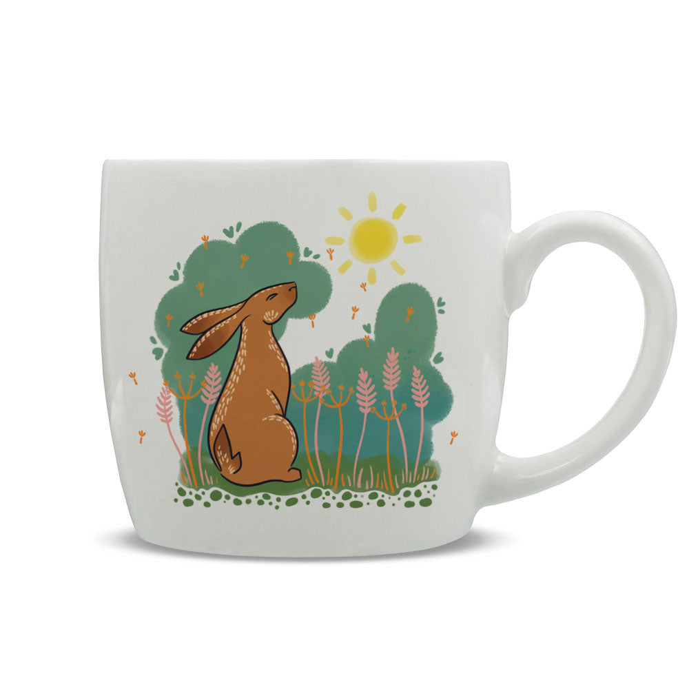 Moon Gazing Hares - Basking Sun Mug