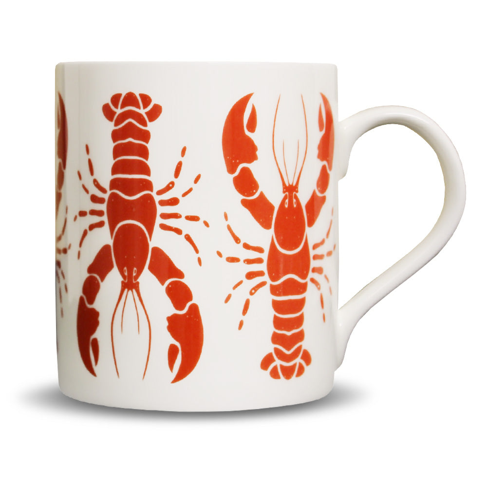 Lobster Large Bone China Mug - 350ml