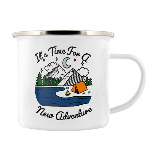 It's Time For A New Adventure Enamel Mug