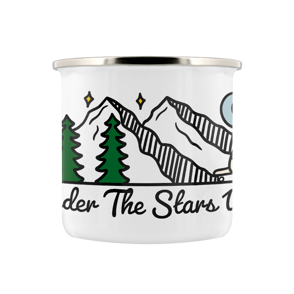 Camp Under The Stars Enamel Mug