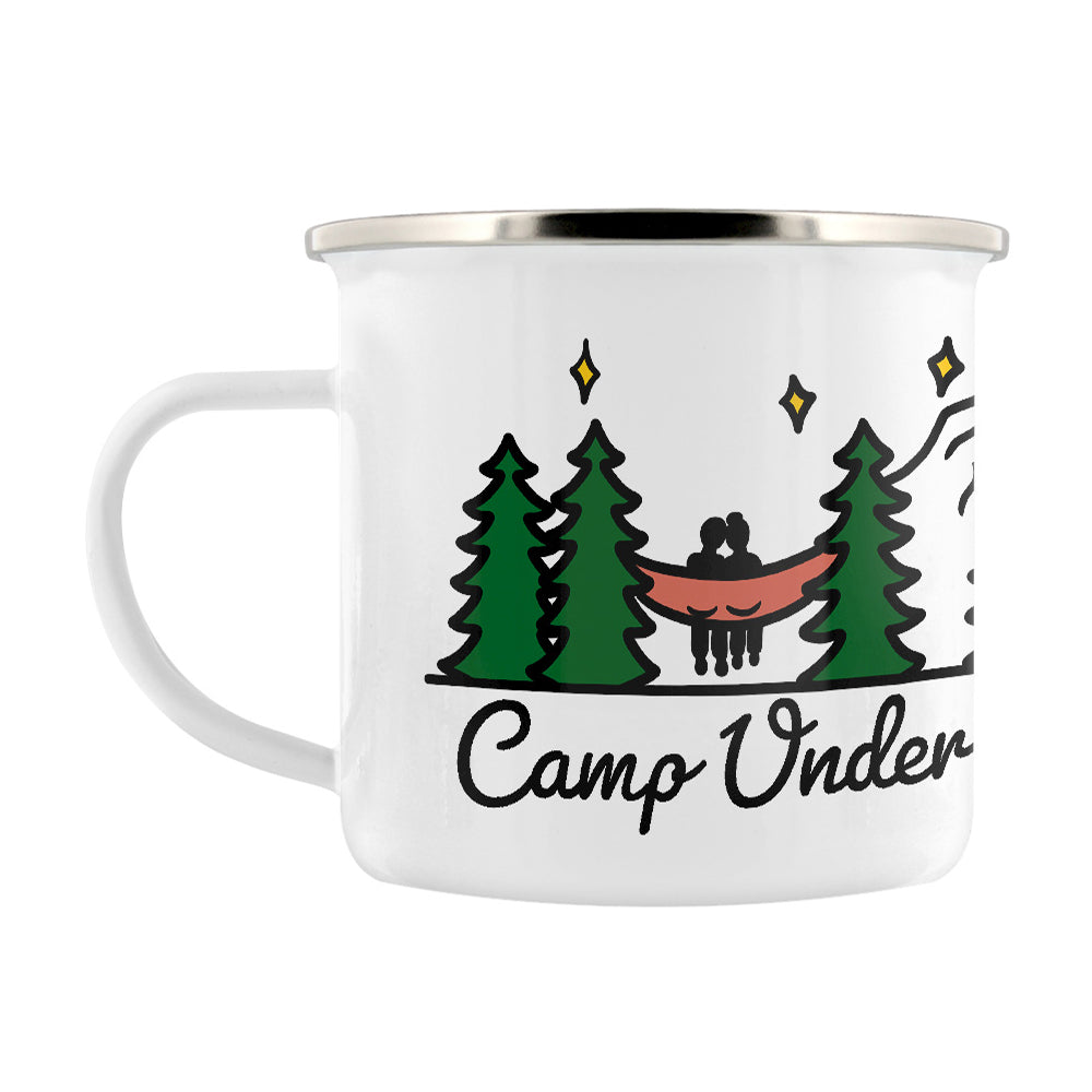 Camp Under The Stars Enamel Mug