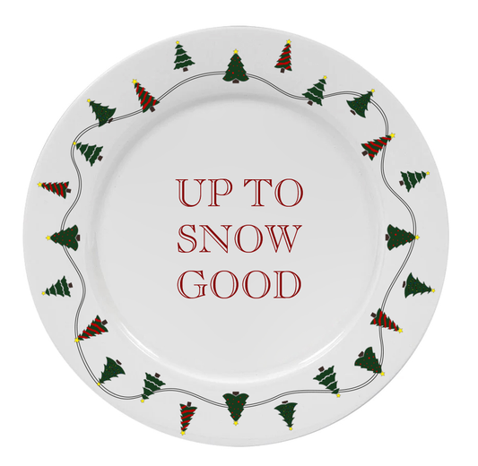 Up To Snow Good Plate