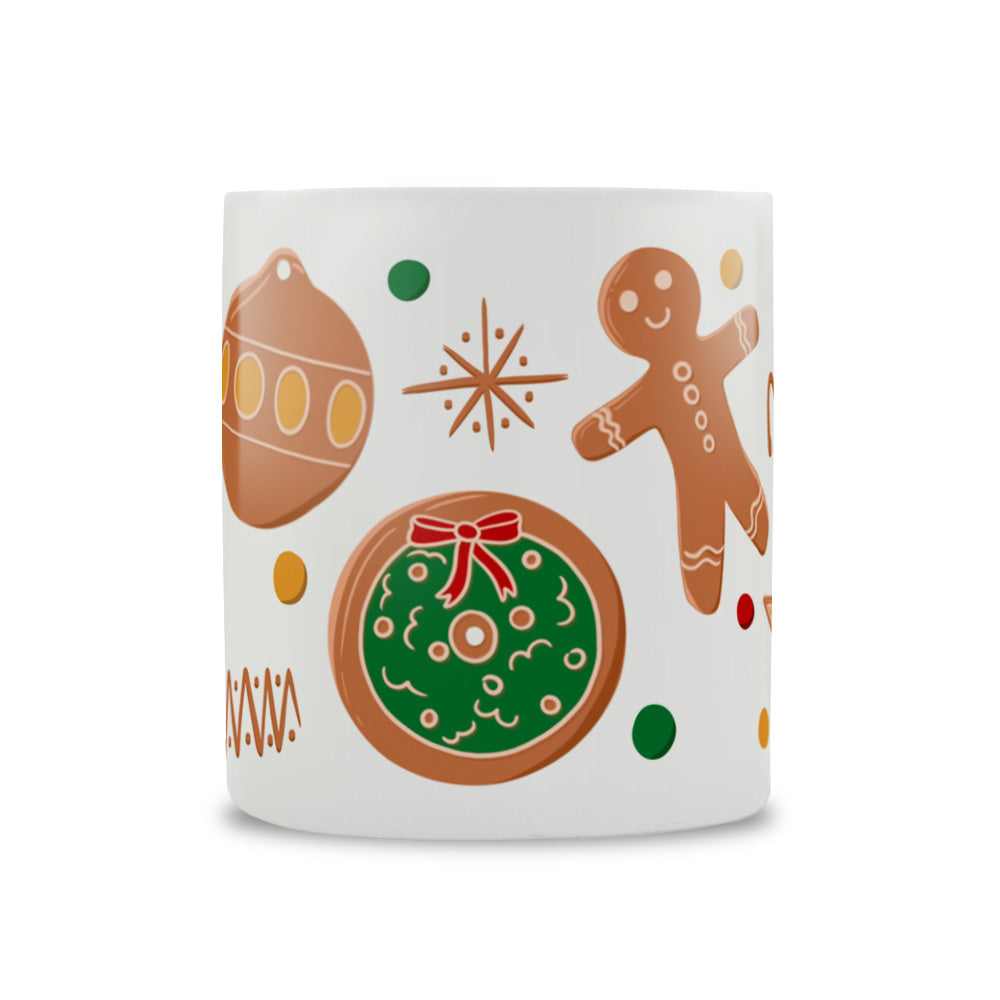 Green Gingerbread Bone China Mug