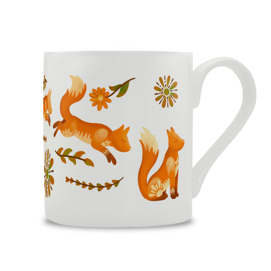 Maple & Twig Fox Bone China Mug