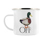 Wild Giggles Duck Off Enamel Mug