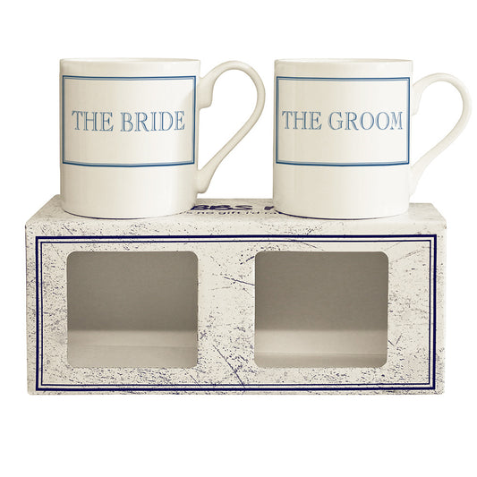 The Bride & The Groom 250ml Mug Set - 2 Pack