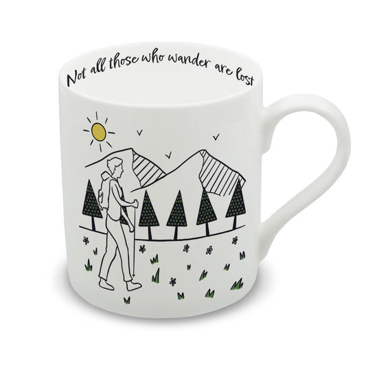 Out & About - Not All Those Who Wander Are Lost Standard Mug - 250ml