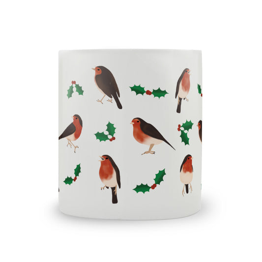 Robins Large Bone China Mug - 350ml