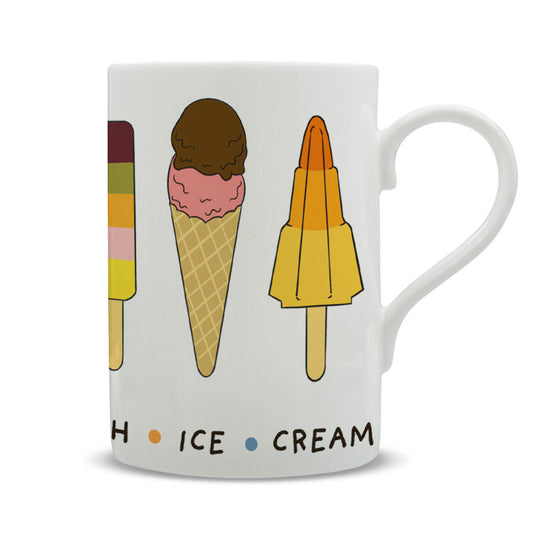 By The Seaside - Ice Creams - Life Is Better With Ice Cream Tall Mug
