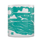 Etched In Nature - By The Seaside Block (Turquoise) Print Sublimation Mug