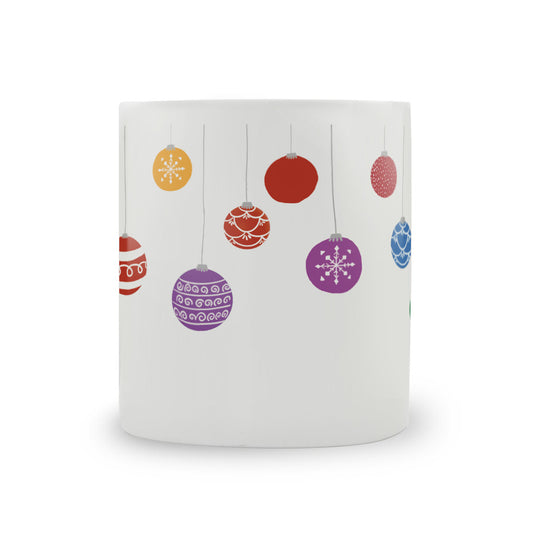 Baubles Large Bone China Mug - 350ml