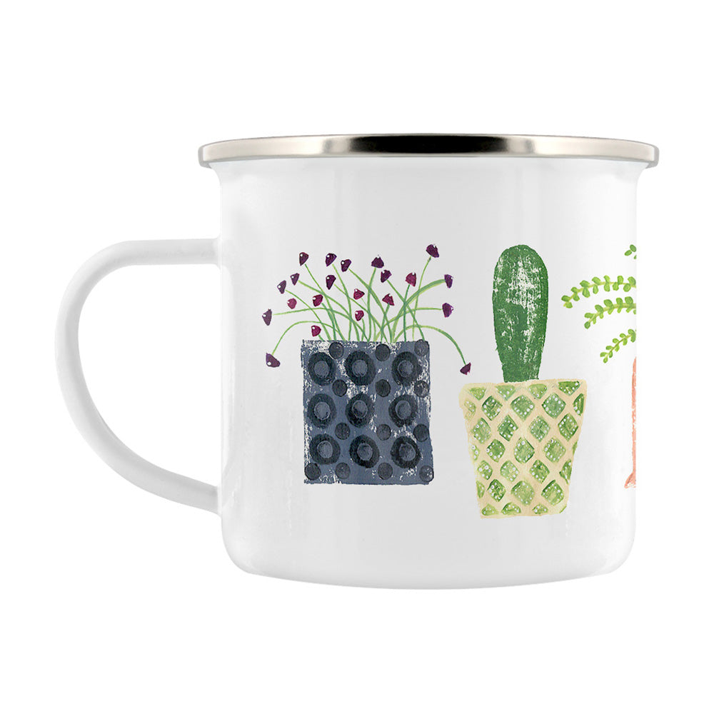 IzziRainey House Plant Enamel Mug