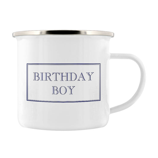 Birthday Boy Enamel Mug